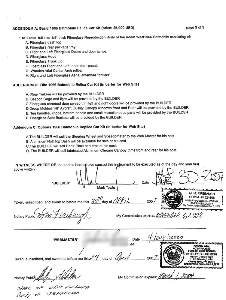 Contract 1 page 3