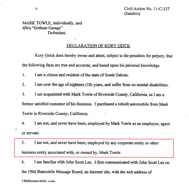 Kory Affidavit page1